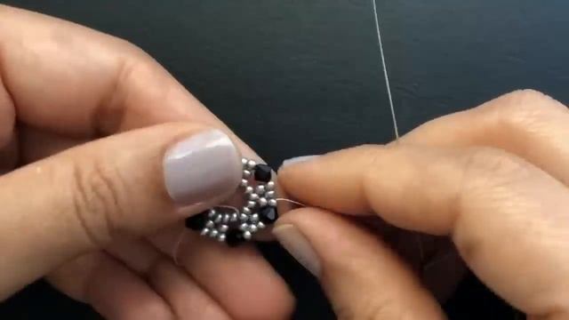 Cute Little Snowflake ❄️ Earrings.DIY Beaded Earrings смотреть онлайн