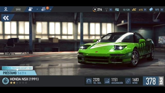 Need For Speed No Limits Android Honda Nsx (1991) Evento Especial Dia 2 La Evasion смотреть онлайн