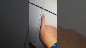 Ремонт толкателя доводчика  кухонной дверцы .