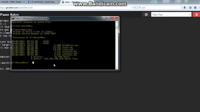 Tutorial DDOS Using Waterdos.py смотреть онлайн