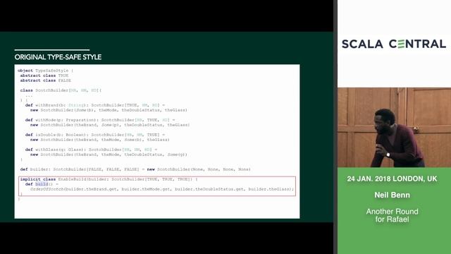 [Scala Central] Neil Benn - Another round for Rafael - Type-safe builder pattern in Scala revisited смотреть онлайн