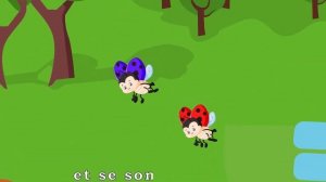 Божья коровка Песни для детей на французском Une petite coccinelle Comptine chanson pour les enfant