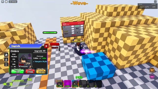 Ombra Showcase (Female Cid Kagenō The Eminence in Shadow) All Star Tower Defense ASTD Roblox смотреть онлайн