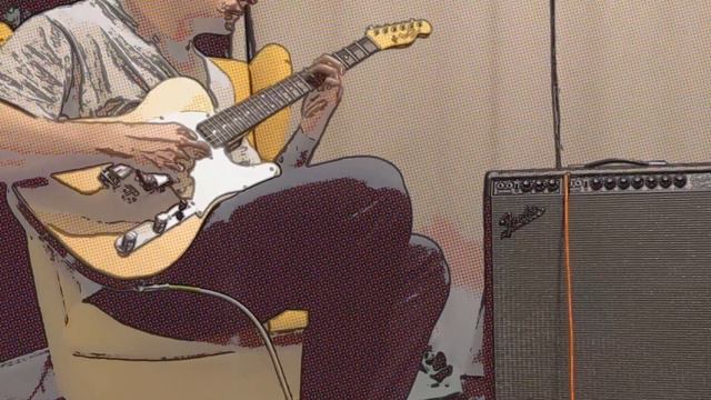 Guitar Jam in E minor with my Japanese Telecaster into the tone master Super Reverb смотреть онлайн