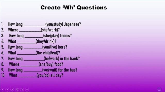 Present Perfect Continuous Tense for 2nd смотреть онлайн