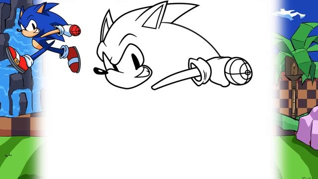 HOW TO DRAW SONIC RUNNING | Friday Night Funkin (FNF) - Easy Step By Step Tutorial For Beginners смотреть онлайн