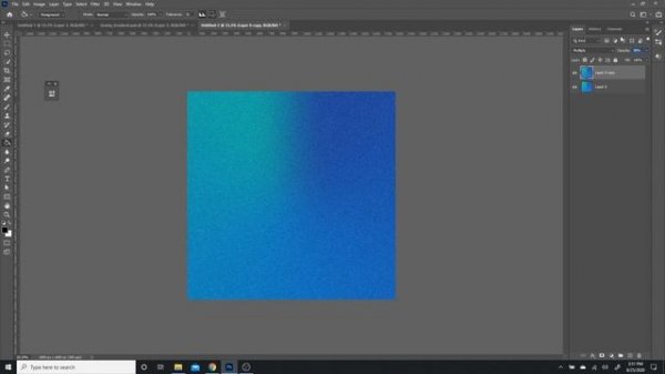 Photoshop Tutorial: How to create a grainy textured gradient