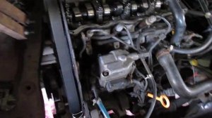 замена ремня грм ,на Volkswagen Caddy 1.9 SDI