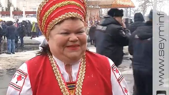 В Курской области проводы зимы не испортил даже снегопад смотреть онлайн