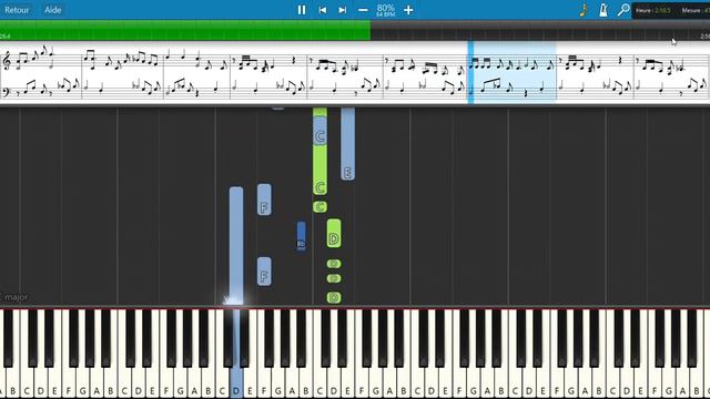 Le dernier slow (Joe Dassin) - Tuto Piano смотреть онлайн