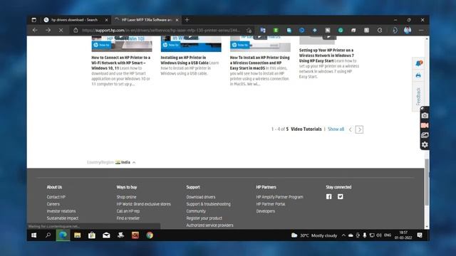HP Printer Driver Download | HP Laser MFP 136a Driver Setup смотреть онлайн