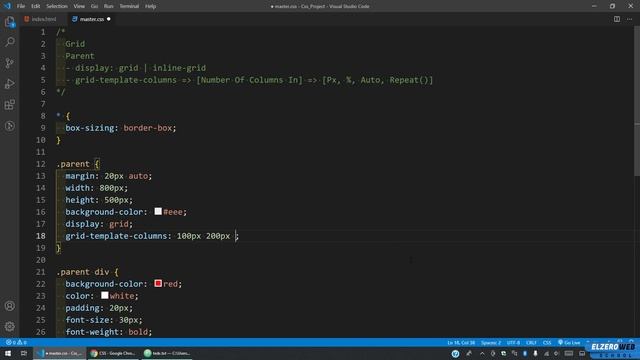 Learn CSS In Arabic 2021 - #57 - Grid - Parent - Template Columns смотреть онлайн