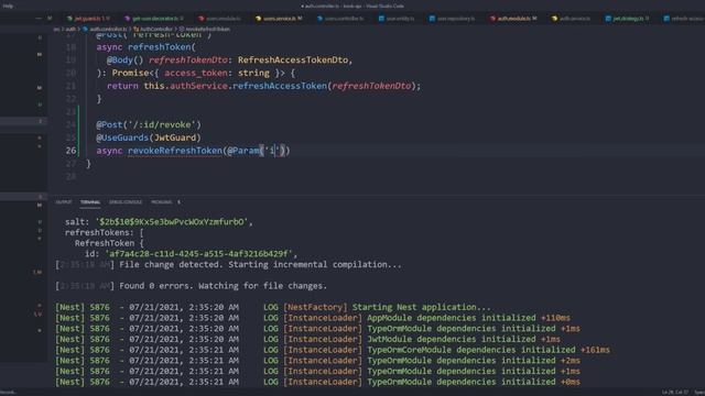 Part 10 - NestJS Guards смотреть онлайн