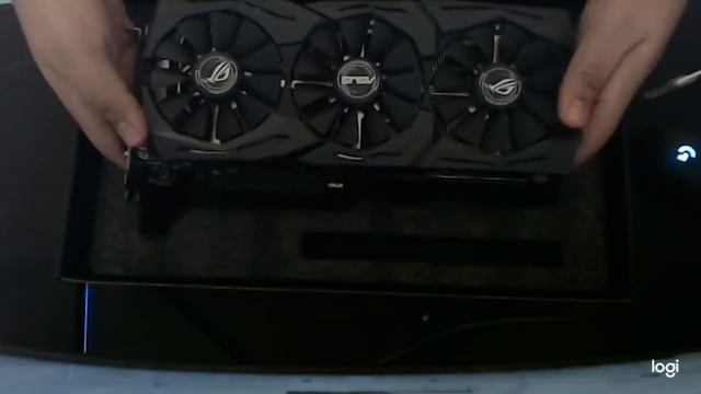Asus ROG Strix RX 580 Unboxing y muestra de instalacion смотреть онлайн