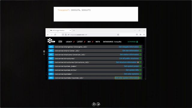 EVE Online. API смотреть онлайн