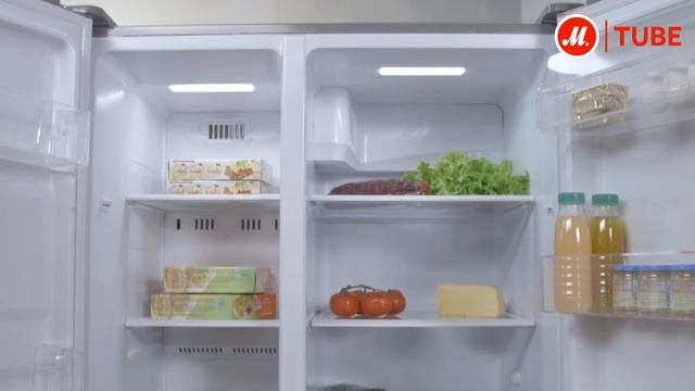 Видеообзор двухдверного холодильника Candy CXSN 171 IXH с экспертом «М.Видео» смотреть онлайн