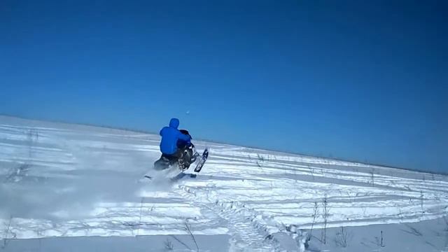 Снегоход YAMAHA  Nytro MTX 162 полет