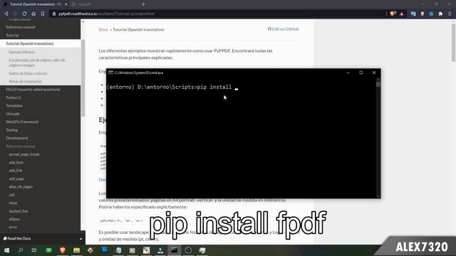 0. Introducción e instalación [Crear PDF Python 3] смотреть онлайн