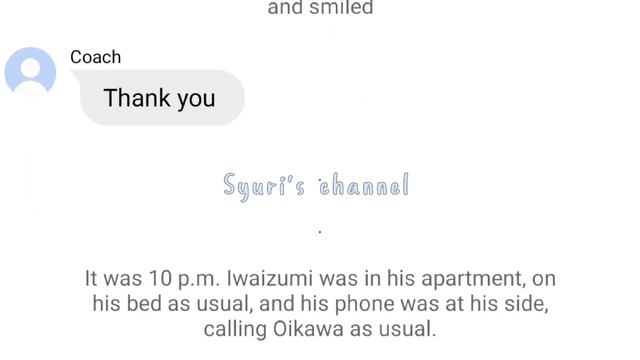 Little Suprise | haikyuu text 🧡 | future AU ✨ | iwaoi | SEIJOH | Iwaizumi is stressful 😔 смотреть онлайн