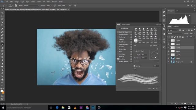 How to create a glass effect in Photoshop tutorial 2020 смотреть онлайн