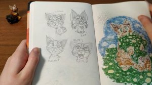 ОБЗОР СКЕТЧБУКОВ | Коты-Воители | CatWar