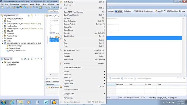 003 ABAP 7 4 for S4HANA Inline Declaration смотреть онлайн