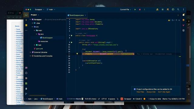 Web Scrapping in Java with Jsoup | Data Extraction смотреть онлайн