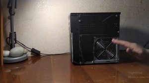 Игровой ПК  Cyberpunk / Mini-ITX из старого железа