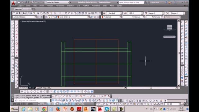 Tutorial de Autocad 6 - Conexão cilindrica em T смотреть онлайн
