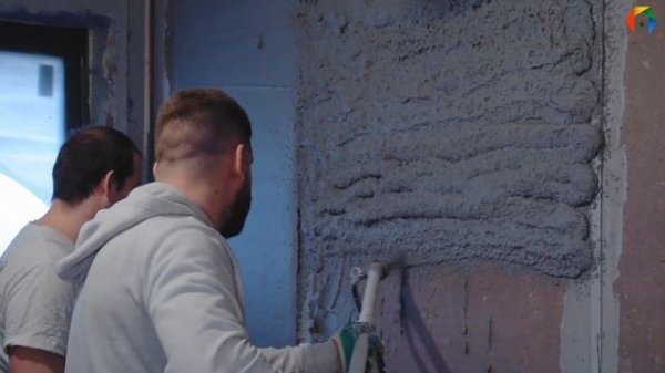 Штукатурная машина PFT RITMO XL. Механизированная штукатурка.