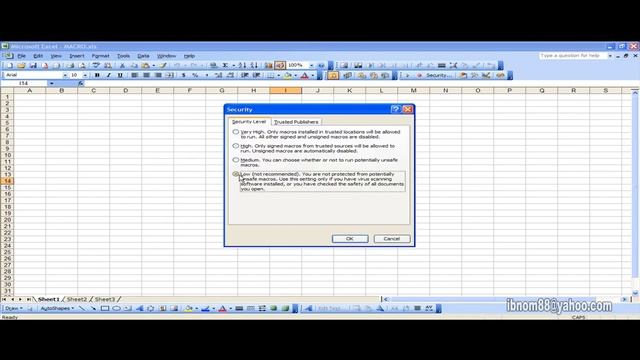 ENABLE MACRO EXCEL 2003 смотреть онлайн