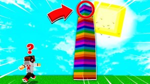 ЧТО НАХОДИТСЯ НА ВЕРШИНЕ ЭТОЙ РАДУЖНОЙ БАШНИ в МАЙНКРАФТ!