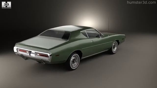Dodge Charger 1972 by 3D model store Humster3D.com смотреть онлайн