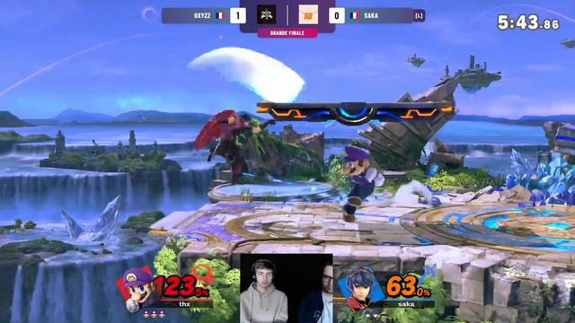 Aubracket Grand Finale Saka (Steve, Marth) Vs Oxyzz (Cloud, Mario, Megaman) смотреть онлайн