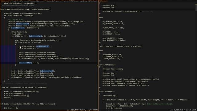 ZED Demo (Custom text/code editor) смотреть онлайн