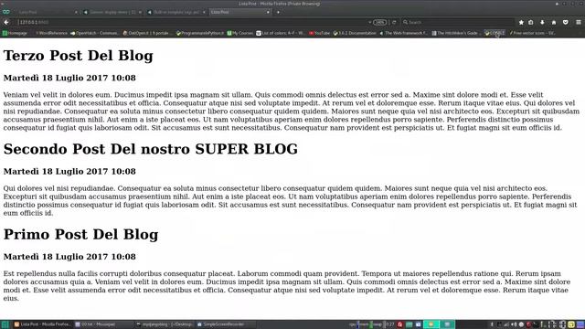 Sviluppo Web con Python, Django 1.11 e Bootstrap 3.3.7 - 007: Lista dei Post - Django Italiano смотреть онлайн