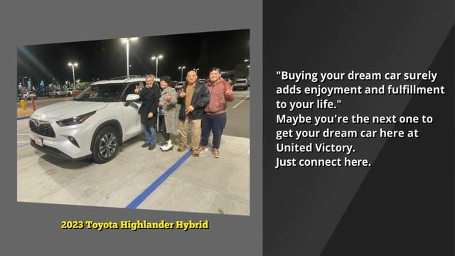 Congratulations to your new 2023 Toyota Highlander Hybrid смотреть онлайн