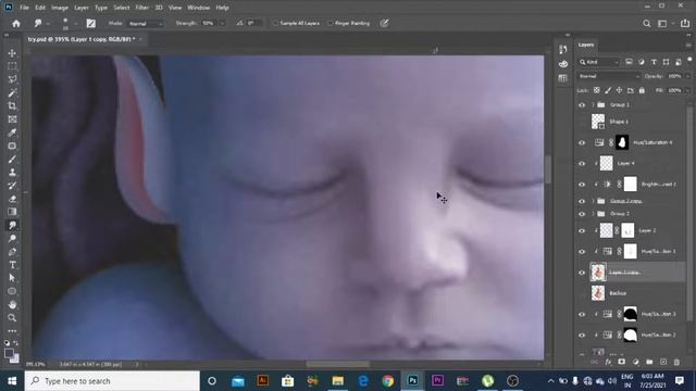 PHOTOSHOP (HINDI) TUTORIAL | NORMAL BABY IMAGE TURN INTO AVATAR MOVIE CHARACTER смотреть онлайн