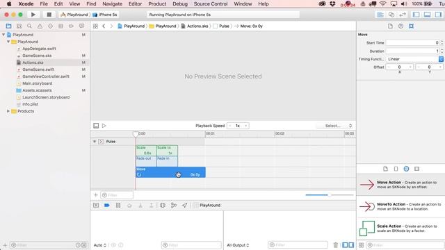 Introduction to Sprite Kit with Swift 3 - Part 3 - Introducing SKActions and Detecting Touches смотреть онлайн