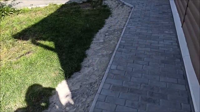 Дача,переделка клумбы.Новые дорожки. смотреть онлайн