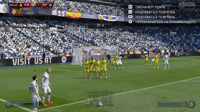 FIFA 15 UT Xavi гол со штрафного смотреть онлайн