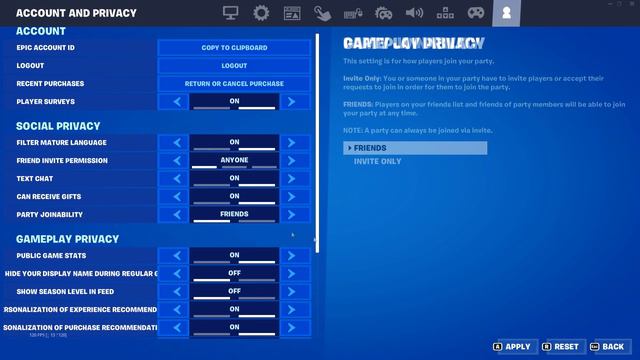 PARTY JOINABILITY SETTINGS BUG FIX - FORTNITE CHAPTER 4 смотреть онлайн