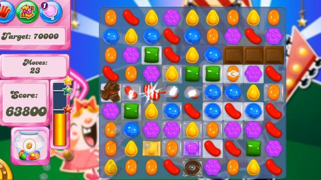 Candy Crush Saga - Level 396 Failed A Bomb Explode