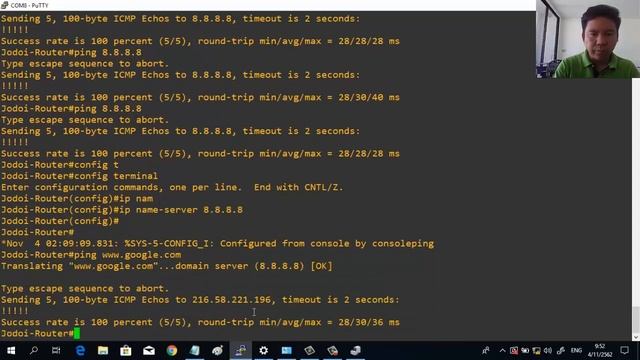 การ Config Router Cisco ให้แชร์ Internet โดย Mr.Jodoi смотреть онлайн