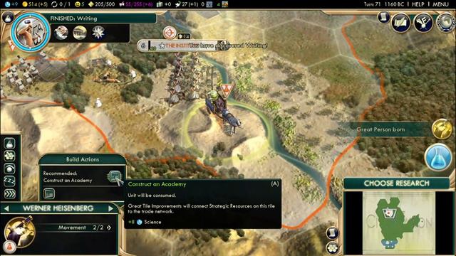 Beating Civilization 5 as the Institute смотреть онлайн