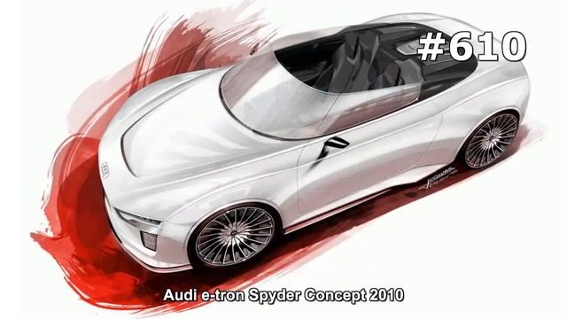 #610. Audi e-tron Spyder Concept 2010 (Концепт и тюнинг) смотреть онлайн