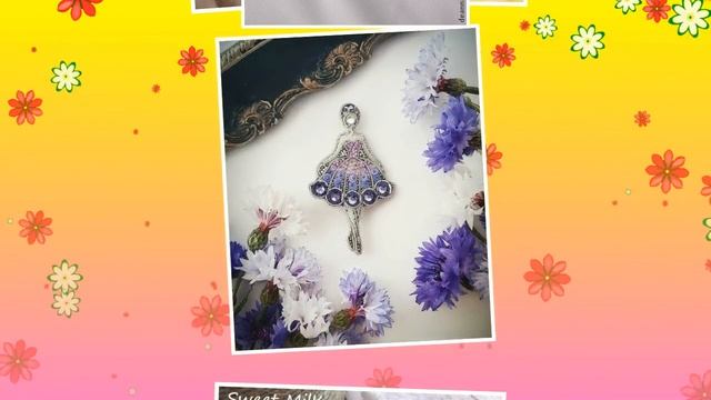 Брошки из бисера - для вдохновения. Девочки, куколки смотреть онлайн