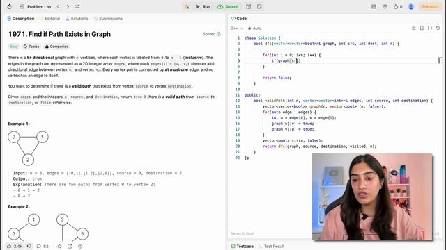4. DFS On Adjacency Matrix | Leetcode No 1971 - Find If Path Exists In Graph-C++,JAVA Code Explaine