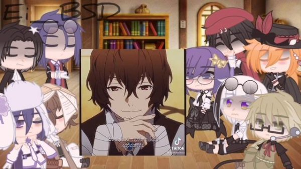 ?Bungou Stray Dogs react to Dazai Osamu and Fyodor Dostoevsky||BSD react to Fyozai||2/??