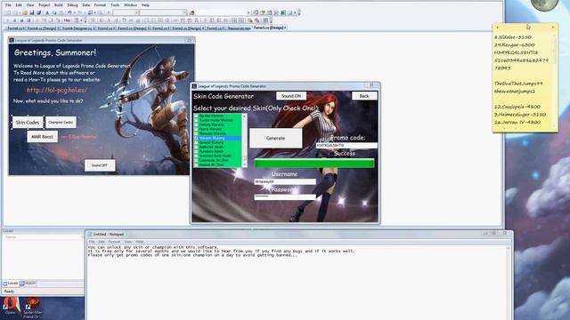 League of Legends Promo Codes Generator and MMR Boost. смотреть онлайн